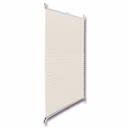 vidaXL Plisse Blind 110x150cm Cream Window Shade Curtain Sunscreen Shutter
