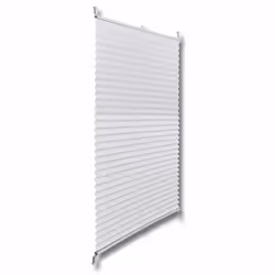 vidaXL Plisse Blind 110x125cm White Pleated Window Shade Daynight Sunscreen