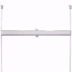 vidaXL Plisse Blind 110x125cm White Pleated Window Shade Daynight Sunscreen