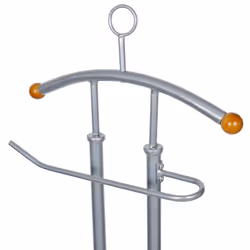 vidaXL Valet Stand Coat Shirt Organizer Metal Frame Coat Rack Hat Coat Stand