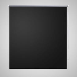 Quality Roller Blind Blackout Thermal Easy Installation 40 x 100 cm Black