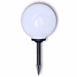 vidaXL 2x Outdoor Pathway Lamps LED 30 cm with Ground Spike Solar Path Light