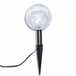vidaXL 3x Solar Bowl LED Garden Lights with Spike Anchors & Solar Panel Lamp - Additional view 4