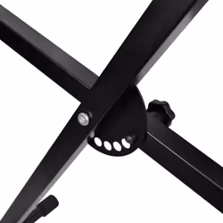 Heavy Duty Single Braced Keyboard Stand X-Frame Height Adjustable Foldable - Additional view 4