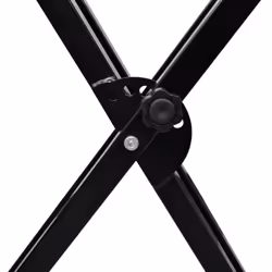 vidaXL Adjustable Double Braced Keyboard Stand X-Frame Instrument Accessory