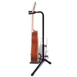 Durable Telescopic Tripod Single Guitar Bass Floor Stand Adjustable Foldable - Additional view 5