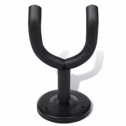 6 High Quality Guitar Bass Wall Mounted Brackets Hangers Hooks Holders Black - Additional view 2