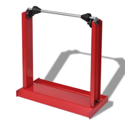 vidaXL Professional Motorcycle Wheel Balancing Stand Red Motor Bike Equipment