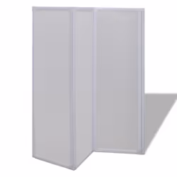 Shower Bath Screen Wall Folding Shower Door 3 Panels Foldable 141 x 132 cm
