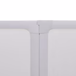 Shower Bath Screen Wall Door 7 Panels Foldable with Towel Rack 140 x 168 cm - Additional view 3