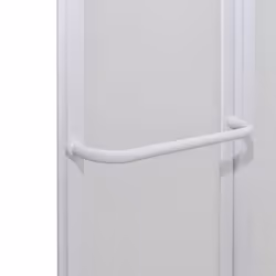 Shower Bath Screen Wall Door 7 Panels Foldable with Towel Rack 140 x 168 cm - Additional view 4