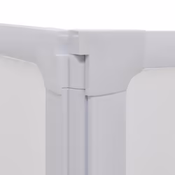 Shower Bath Screen Wall Door 7 Panels Foldable with Towel Rack 140 x 168 cm - Additional view 5