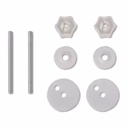 vidaXL WC Toilet Seat MDF Soft Close Lid Simple Design Wood Fixture Accessory