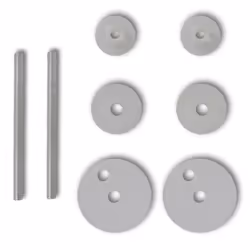 vidaXL WC Toilet Seat MDF Lid Starfish Bathroom Replacement WC Seat Toilet Lid - Additional view 6