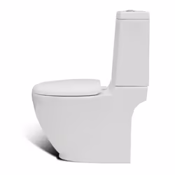 vidaXL Stand Toilet & Bidet Set White Ceramic Bathroom WC Furniture Fixture - Additional view 4