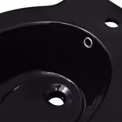 vidaXL Stand Toilet & Bidet Set Black Ceramic Bathroom WC Furniture Fixture - Additional view 10