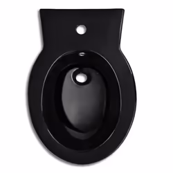 vidaXL Stand Toilet & Bidet Set Black Ceramic Bathroom WC Furniture Fixture - Additional view 9