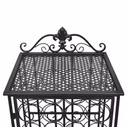 VidaXL 240937 wine rack Floor wine rack 28 bottle(s) Iron Black - Additional view 5