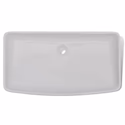 vidaXL Ceramic Basin Rectangular Sink White 71x39cm Bathroom Fixture Sink - Additional view 2