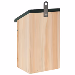 vidaXL 4x Wodden Bird House Nesting Box Outdoor Garden Cage Aviary Habitat - Additional view 5