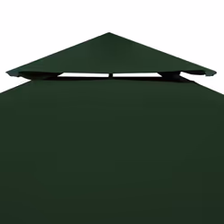 vidaXL Gazebo Cover Replacement 310g/mÂ² Green 3x3m Waterproof Patio Canopy Top - Additional view 4