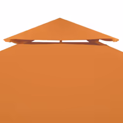 vidaXL Gazebo Cover Replacement 310g/mÂ² Orange 3x3m Waterproof Canopy Top - Additional view 6