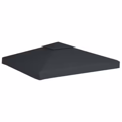 vidaXL Gazebo Cover Replacement 310g/mÂ² Dark Grey 3x3m Waterproof Canopy Top - Additional view 2