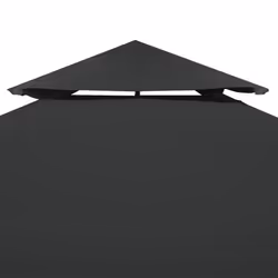 vidaXL Gazebo Cover Replacement 310g/mÂ² Dark Grey 3x3m Waterproof Canopy Top - Additional view 4