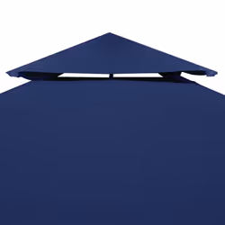 vidaXL Gazebo Cover Replacement 310g/mÂ² Dark Blue 3x3m Waterproof Canopy Top - Additional view 4