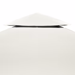 vidaXL Gazebo Cover Replacement Cream White 3x4m Waterproof Canopy Tent Top - Additional view 4