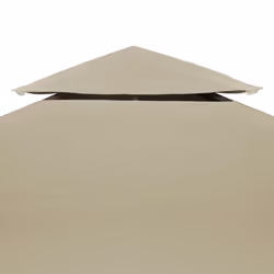 vidaXL Gazebo Cover Replacement Beige 3x4m Waterproof Patio Canopy Tent Top - Additional view 4
