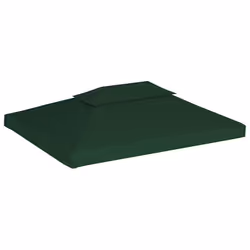 vidaXL Gazebo Cover Replacement 310g/mÂ² Green 3x4m Waterproof Patio Canopy Top
