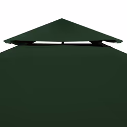 vidaXL Gazebo Cover Replacement 310g/mÂ² Green 3x4m Waterproof Patio Canopy Top - Additional view 4