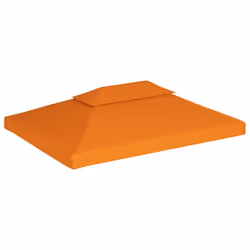 vidaXL Gazebo Cover Replacement Orange 3x4m Waterproof Canopy Tent Top