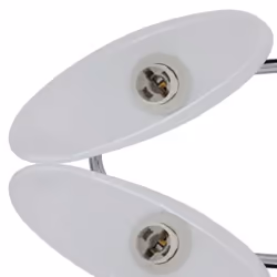 vidaXL Ceiling Lamp with Ellipsoid Glass Shades 4 E14 Bulbs Pendant Light - Additional view 4