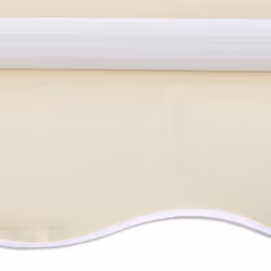 vidaXL Awning Top Sunshade Canvas Patio Awning Garden Canopy Cream 3x2.5 m