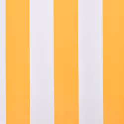 vidaXL Awning Top Sunshade Canvas Sunflower Yellow & White 3x2.5m Canopy - Additional view 2