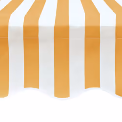 vidaXL Awning Top Sunshade Canvas Sunflower Yellow and White 6 x 3 m Awning