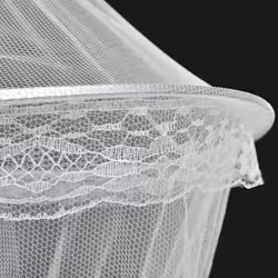 vidaXL 2x Mosquito Net Round 56x325x230cm Fly Insect Bug Screen Curtain Canopy