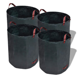vidaXL 4x Garden Waste Bag Dark Green Rubbish Bin Storage Refuse 120 L / 272 L - 120 l