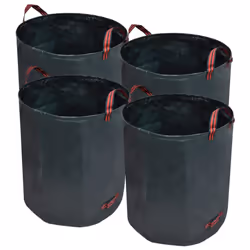 vidaXL 4x Garden Waste Bag Dark Green Rubbish Bin Storage Refuse 120 L / 272 L - 272 l