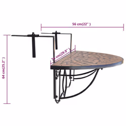 VidaXL 41123 outdoor table - Additional view 6