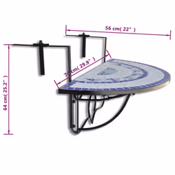 VidaXL 41124 outdoor table - Additional view 6