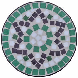 New Balcony Mosaic Side Coffee Table Plant Flower Terrace Green Wedding Dining - Additional view 2