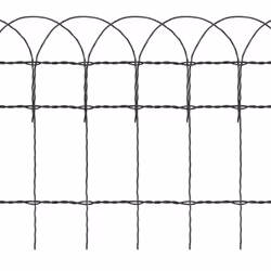 vidaXL Garden Border Fence 25x0.4m Lawn Path Grass Edging Panel Mesh Barrier