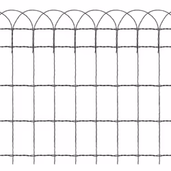 vidaXL Garden Border Fence 10x0.65m Lawn Path Grass Edging Panel Mesh Barrier