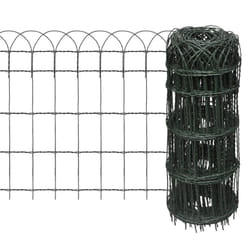 vidaXL Garden Border Fence 25x0.65m Lawn Path Grass Edging Panel Mesh Barrier