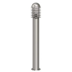 vidaXL Outdoor Post Lamp Standing Stainless Steel 15x100cm Solar Garden Light
