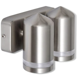 LED Wall Lamp Stainless Steel Down Cone Head Porch Garden Hall Fixture Light