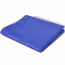 vidaXL Swimming Pool Cover PE Rectangular Ground Guard Protection Cloth Sheet